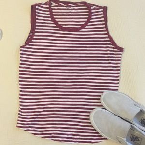 Madewell striped muscle tank 💥
